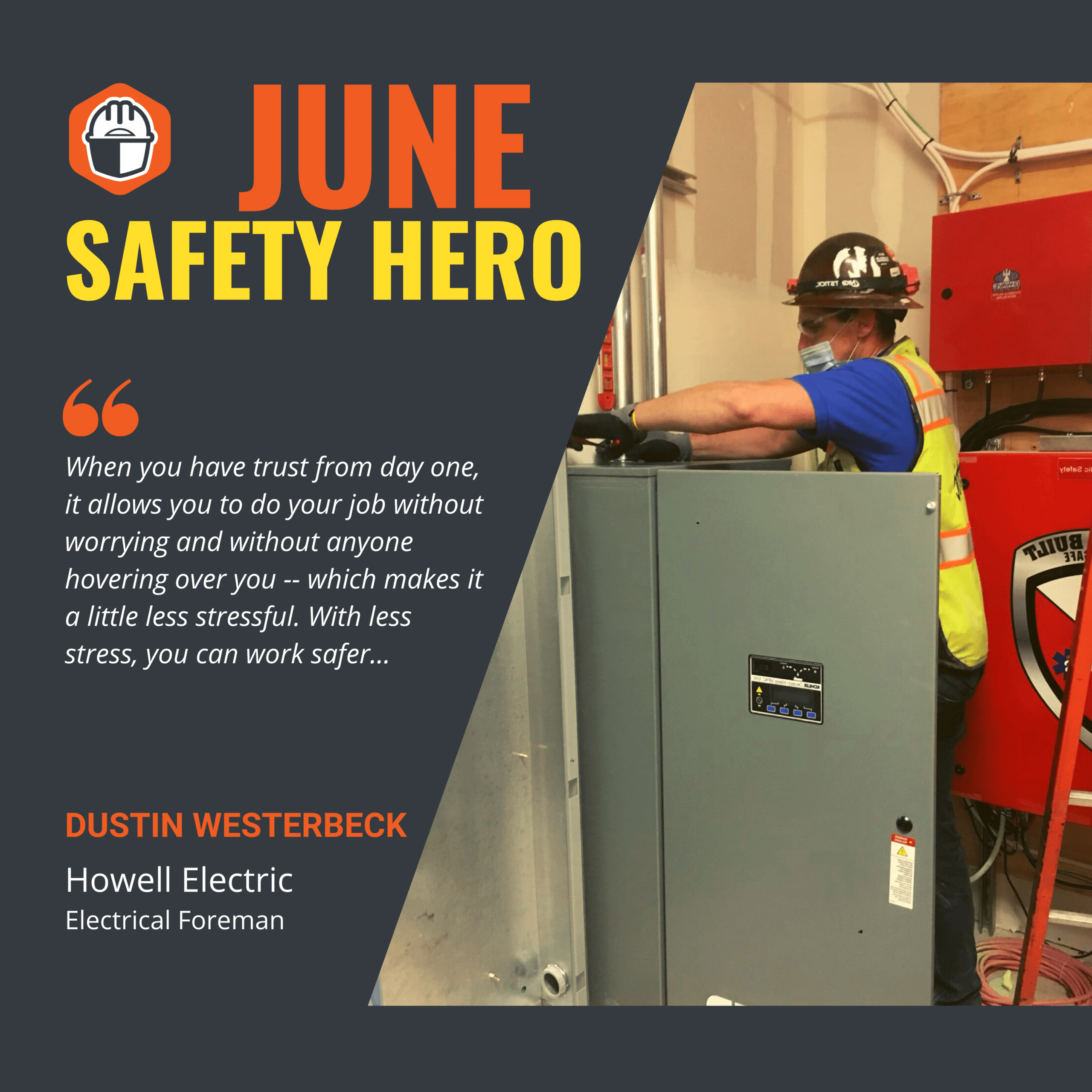 June 2021 eMOD Safety Hero: Dustin Westerbeck